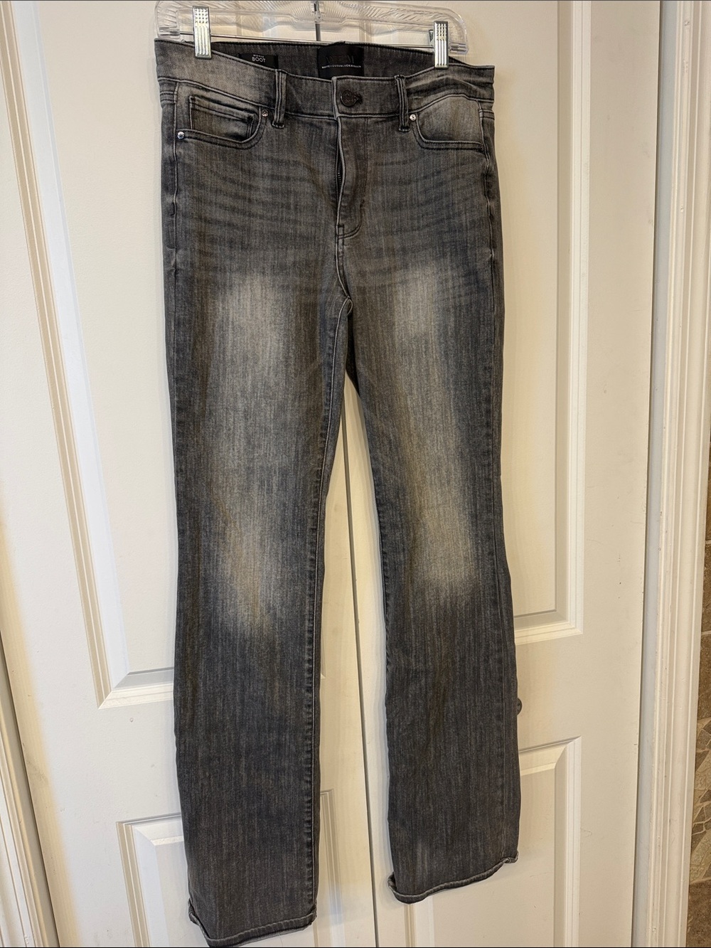 White House Black Market Women's Gray Boot-Cut Jeans